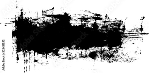 Grunge Distress Banner Label Background