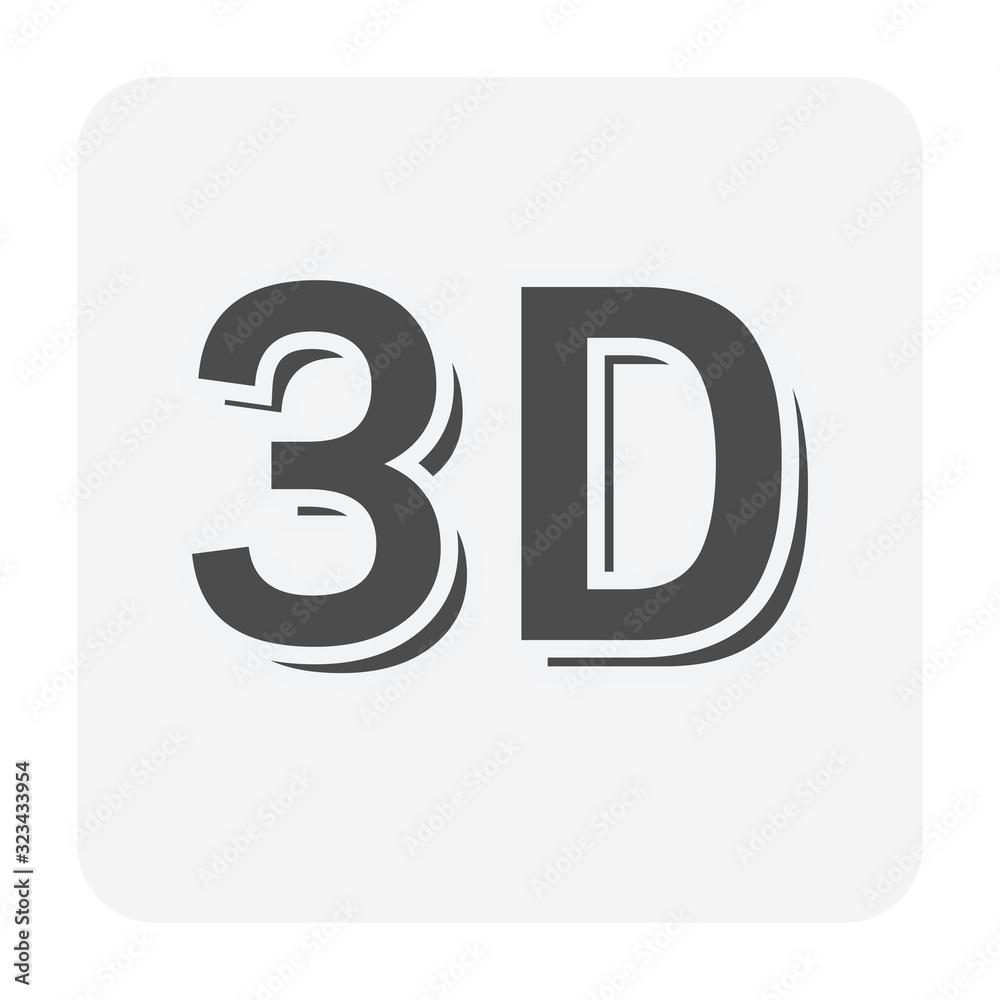 3d technology icon 3d technology icon
