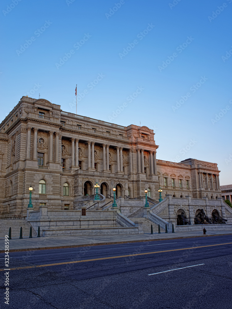 Library of Congress building Washington DC