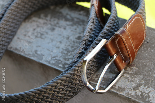 Elastic waistband, general canvas belt.