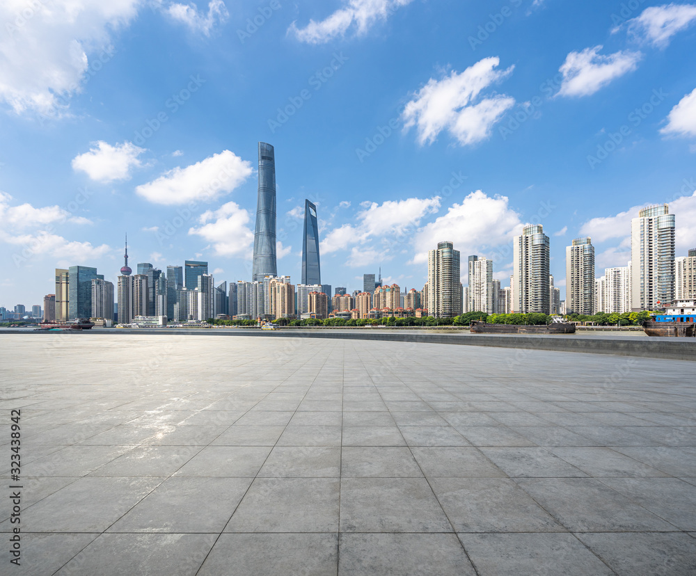 Obraz premium modern city skyline
