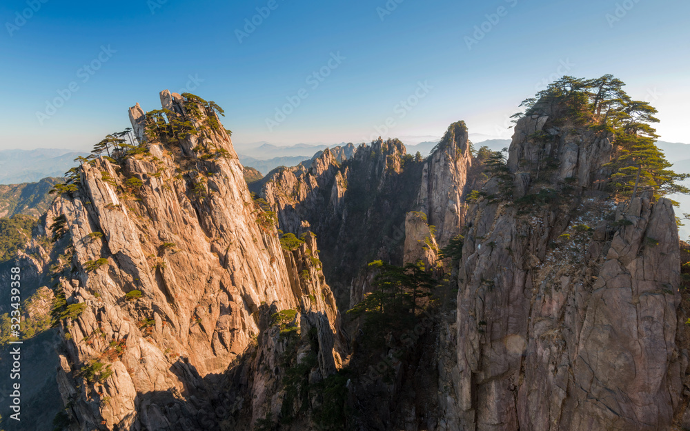 Mount Huangshan (Yellow mountain) in Anhui province, China Mount Huangshan (Yellow mountain) in Anhui province, China