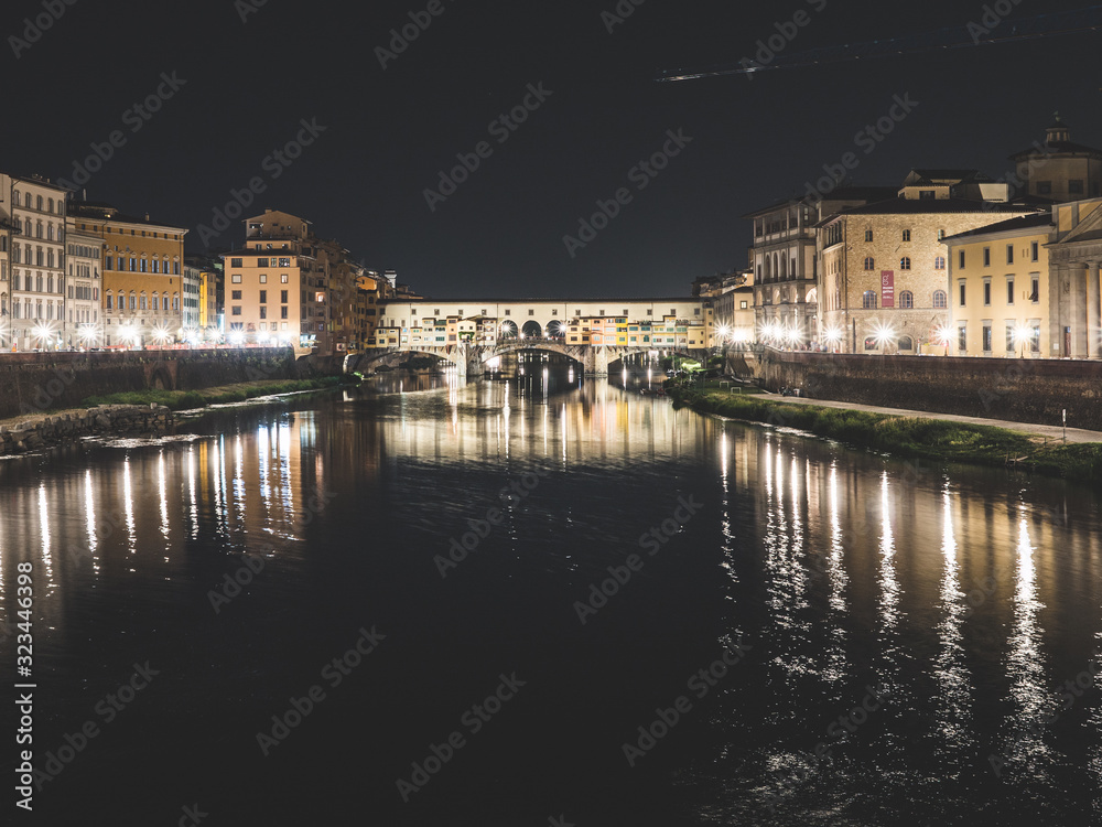 Front view of the Ponte Vecchio