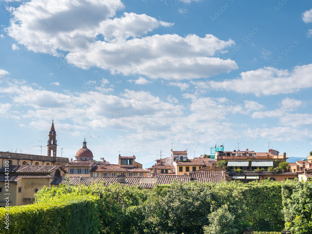 Views of the Firenze skyline from the Boboli Gardens