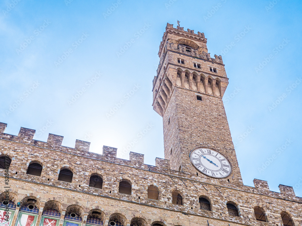 The tower of the Palazzo Vecchio of Firenze
