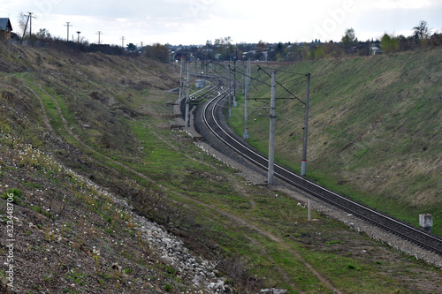 railway in the mountains