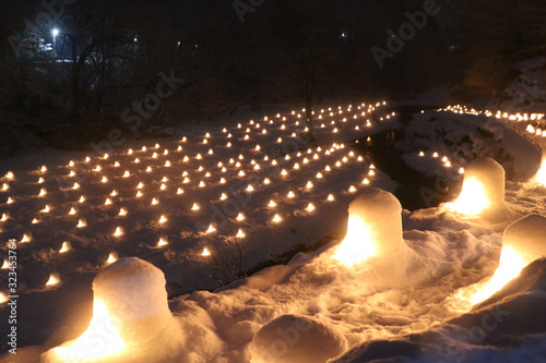 Fotografía Kamakura @Yunishikawa Onsen かまくら祭＠湯西川温泉