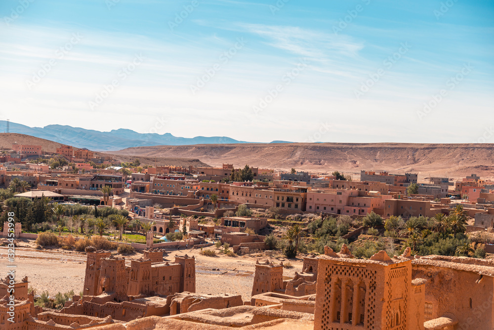 Ksar of Ait-Ben-Haddou and Ouarzazate river valley - Ouarzazate , Morocco