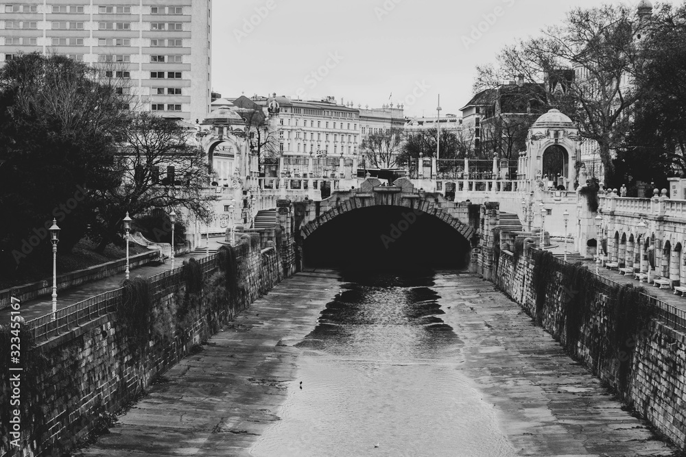 Fototapeta premium Puente en Viena.