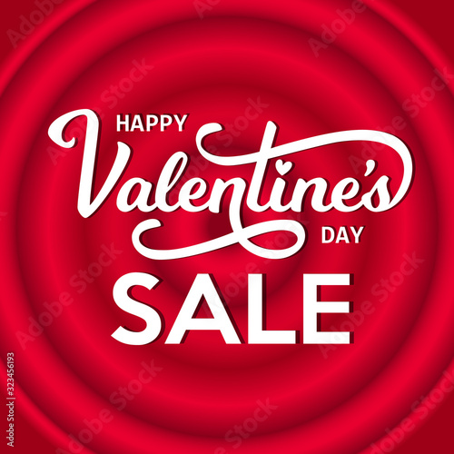 St. Valentine's Day Sale Decorative Design