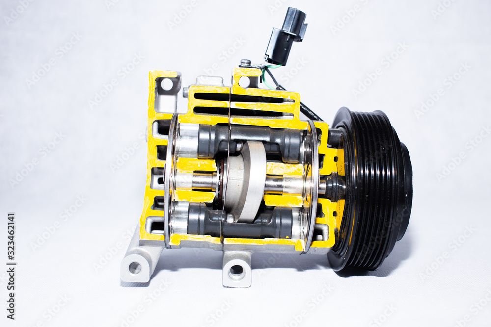 Cutted car air conditioning compressor Cutted car air conditioning compressor