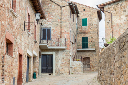 Stone old Tuscany village - Monticchiello.