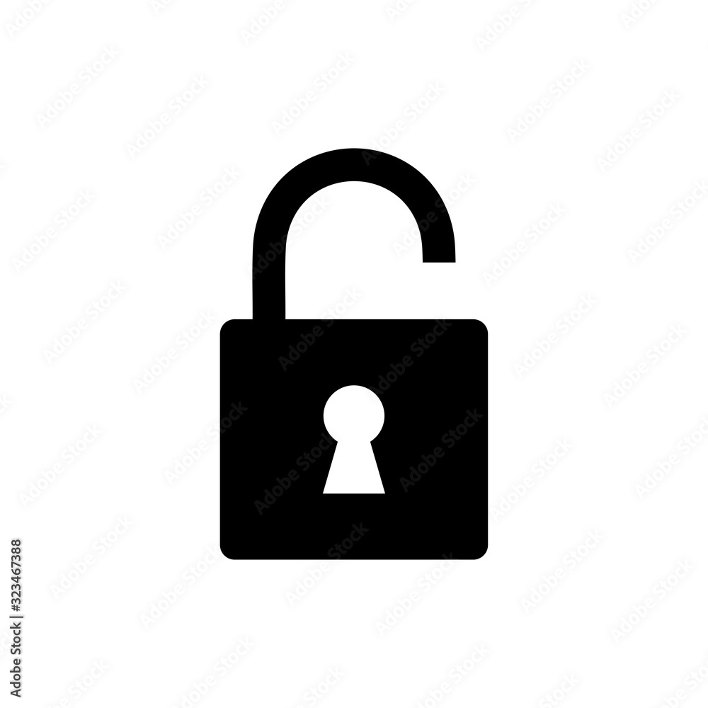 Padlock icon trendy Padlock icon trendy