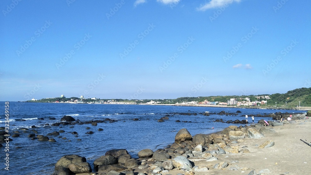 sea and blue sky