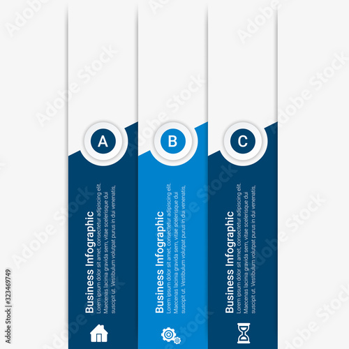 Vector infographic template , integrated circles. Business concept with 3, 4, 5, 6 options. For content, diagram, flowchart, steps, parts, timeline infographics, workflow, chart.