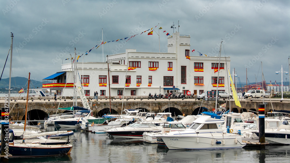 Santander Dock with boats