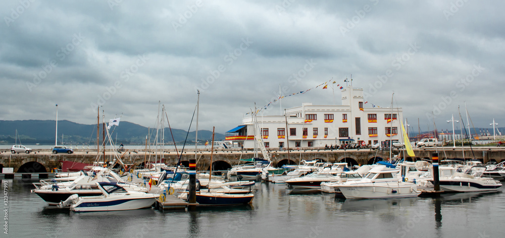 Santander Dock with Boats