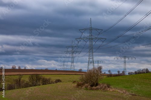 high voltage line photo