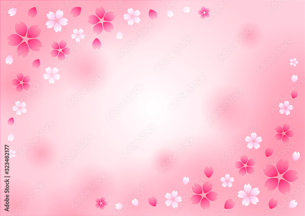 桜のベクターイラスト01