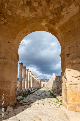 Säulengang Jerash (Jordanien)