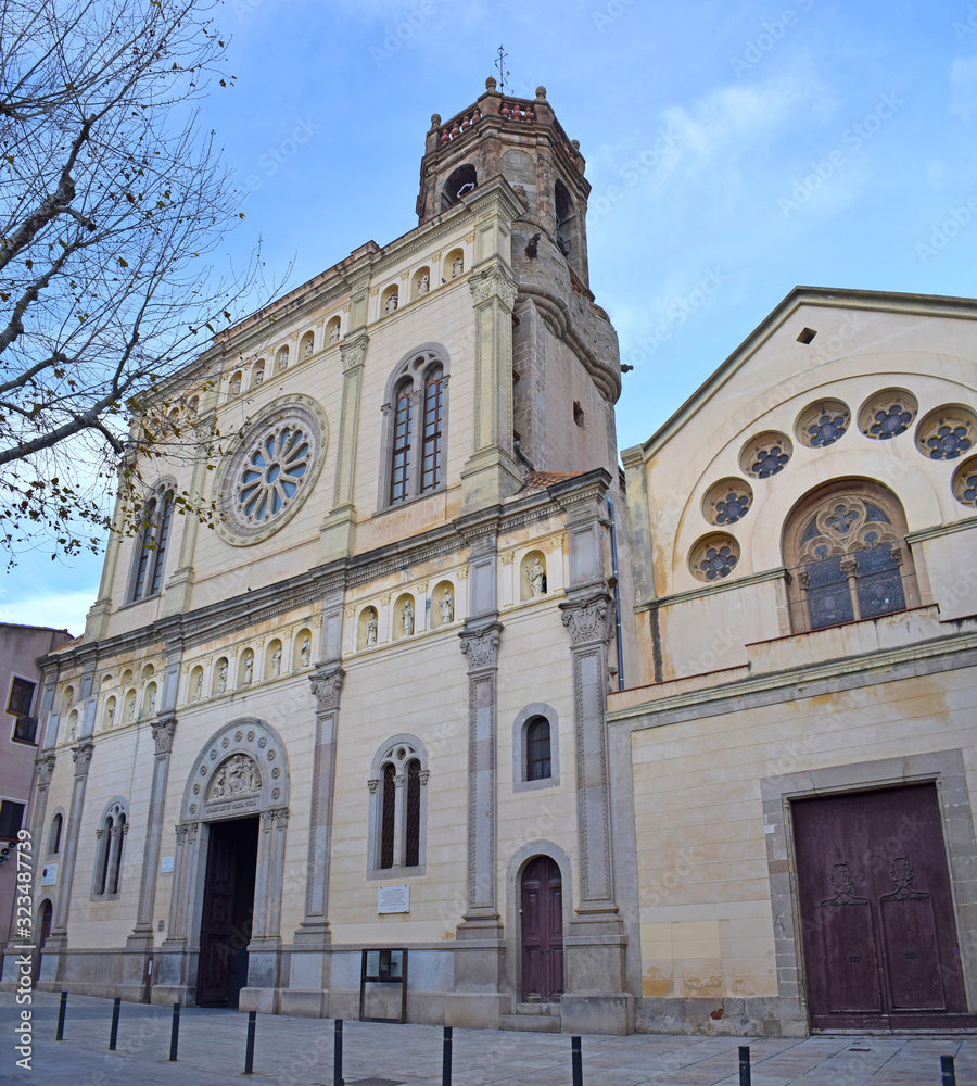 Iglesia de Sta. Maria en Mataro Barcelona España