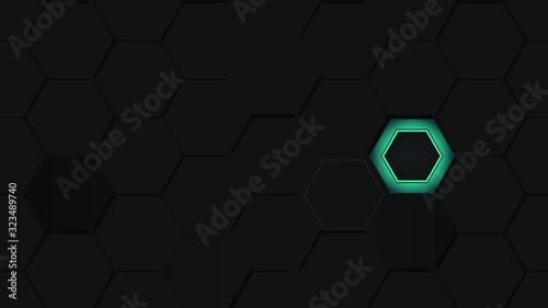 Black abstract background for web sites, covers, banners, flyers, headlines, landing pages, etc. Vector design.