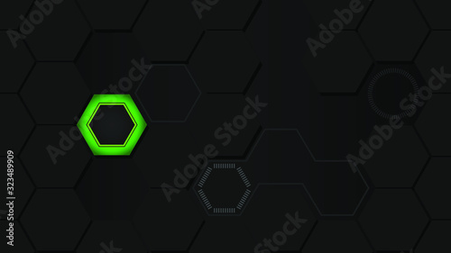 Black abstract background for web sites, covers, banners, flyers, headlines, landing pages, etc. Vector design.