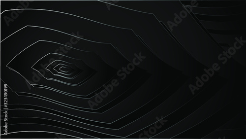 Black abstract background for web sites, covers, banners, flyers, headlines, landing pages, etc. Vector design.