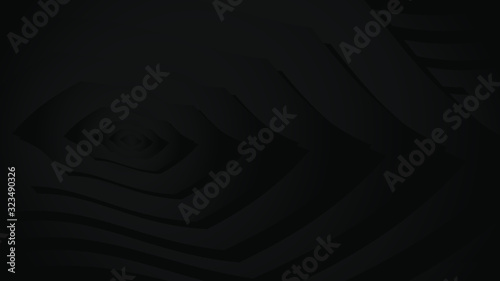 Black abstract background for web sites, covers, banners, flyers, headlines, landing pages, etc. Vector design.