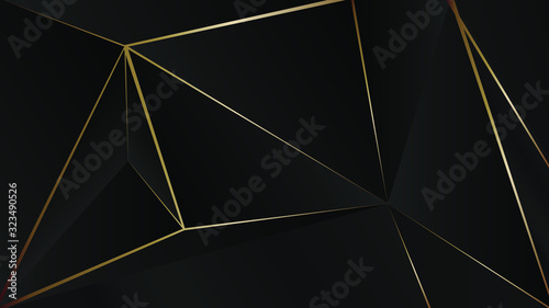 Black abstract background for web sites, covers, banners, flyers, headlines, landing pages, etc. Vector design.