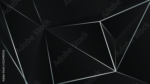 Black abstract background for web sites, covers, banners, flyers, headlines, landing pages, etc. Vector design.