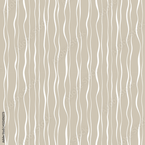 Simple 2 color stripes pattern. Seamless wave pattern. Nature theme
