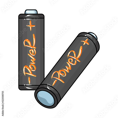 Energy battery vector icon.Cartoon vector icon isolated on white background energy battery .