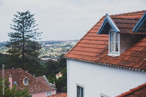 Wallpaper Mural View of Sintra historical old town center, Portugal, Lisbon district, Grande Lisboa Torontodigital.ca