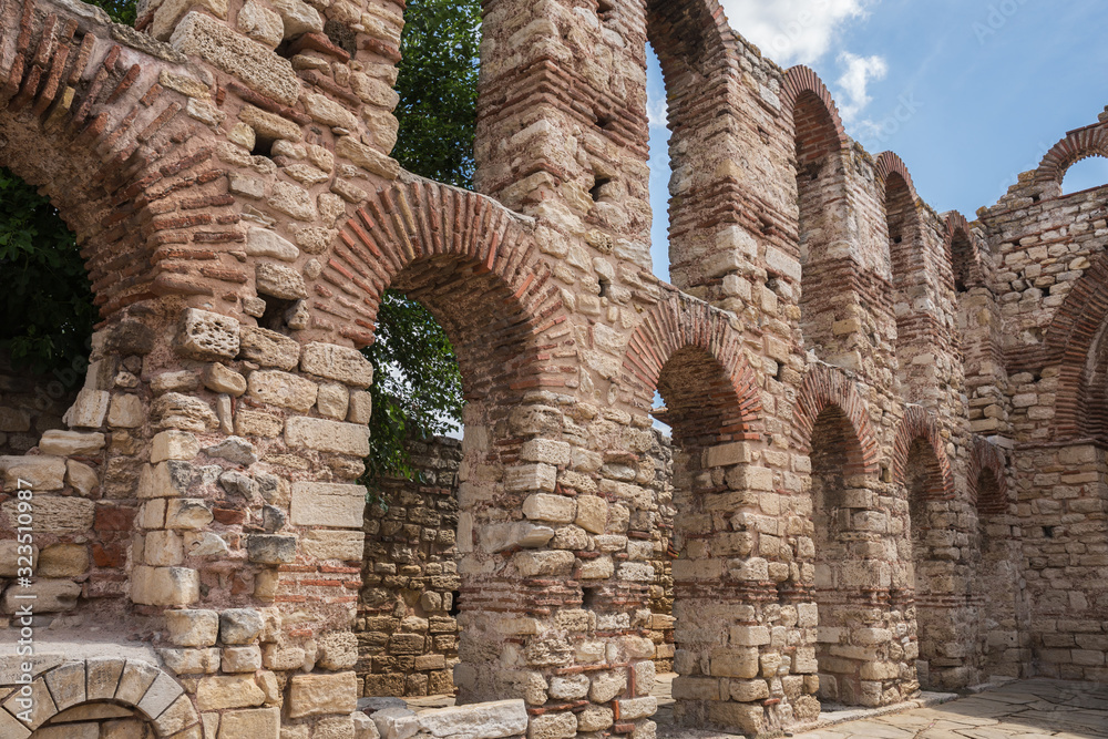 Nessebar, ruins of Church St Sophia