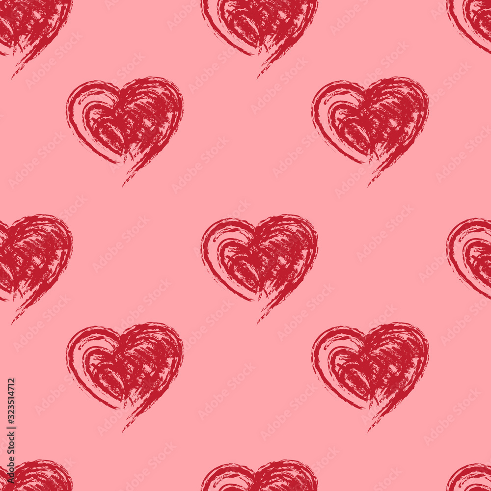 Valentines Day holiday pattern design. Heart shape with text. Vector illustration. Valentines Day holiday pattern design. Heart shape with text. Vector illustration.