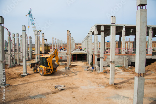 Construction of the new building