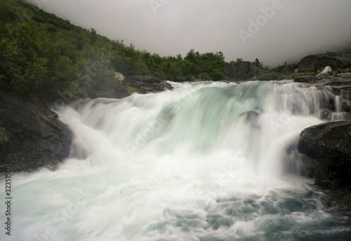 The Buldrefossen waterfall © jstuij