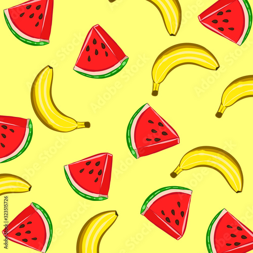 watermelon pattern for background EPS 10	