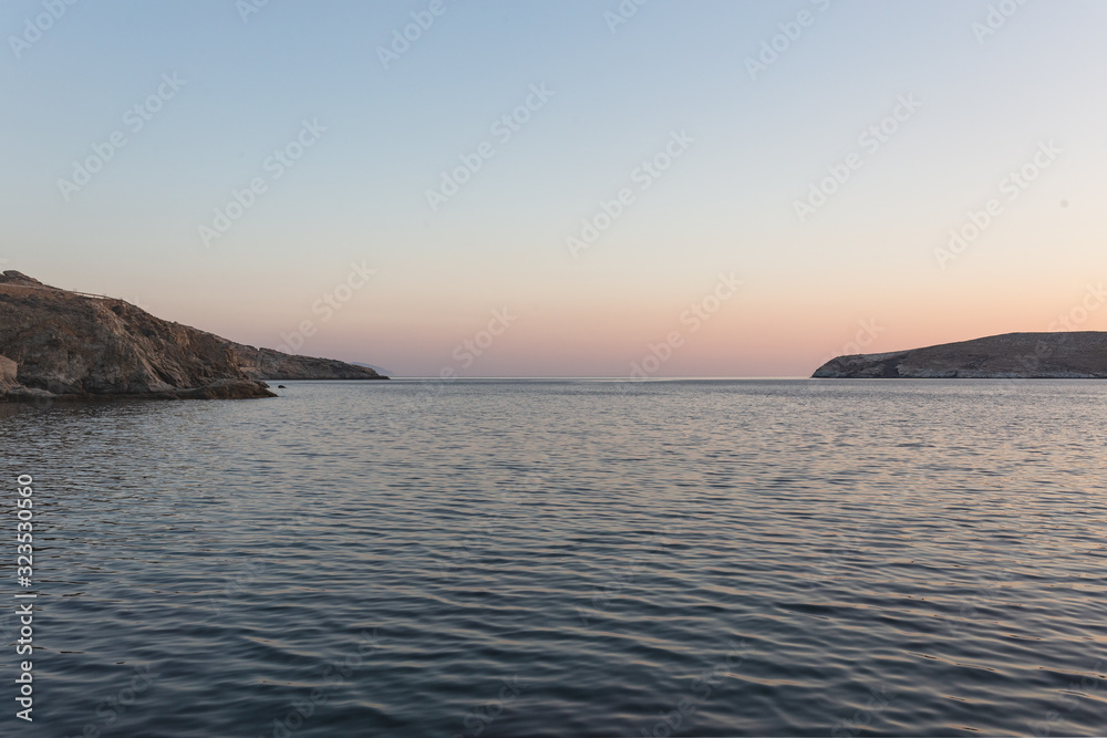 Beautiful Sunset bay at the Mediterranean, Sardegna Beautiful Sunset bay at the Mediterranean, Sardegna