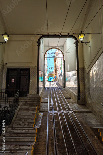 Lisbon Iconical Bica Funicular photo