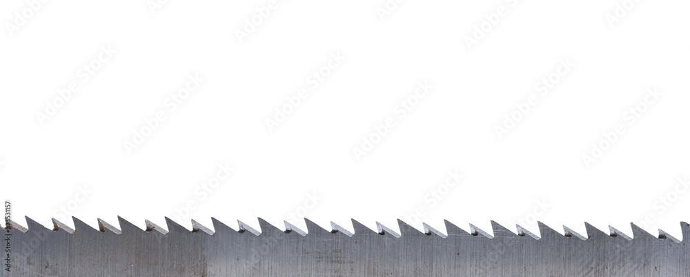 Handsaw blade isolated on white background Handsaw blade isolated on white background