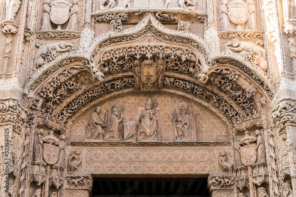 Valladolid, Spain. The Colegio de San Gregorio (Saint Gregory School), seat of the National Museum of Sculpture Valladolid, Spain. The Colegio de San Gregorio (Saint Gregory School), seat of the National Museum of Sculpture