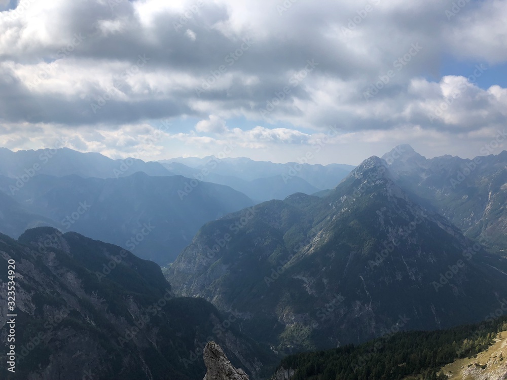 Julian Alps in Slovenia landscape Julian Alps in Slovenia landscape