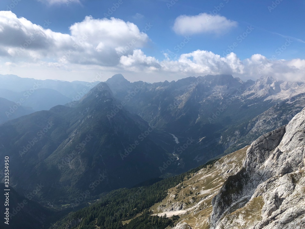 Julian Alps in Slovenia landscape