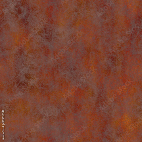 Rusty red brown seamless pattern.