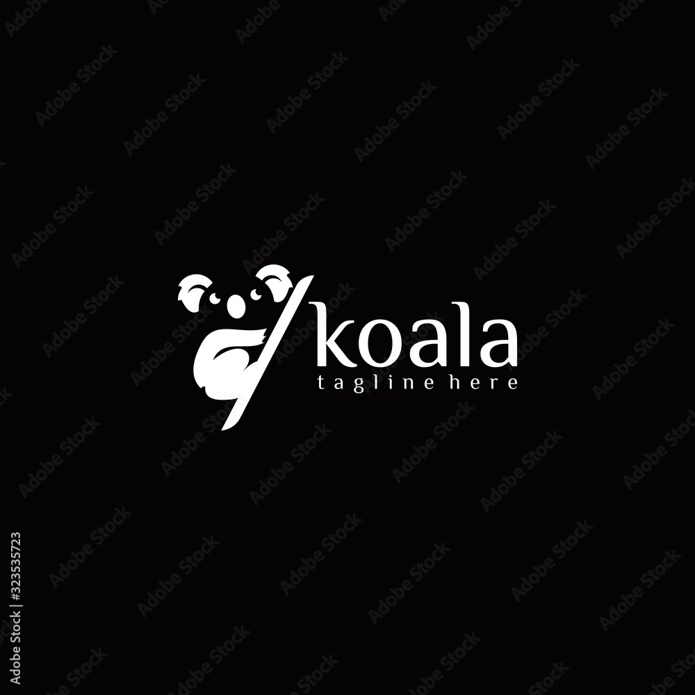 koala logo design inspiration download template koala logo design inspiration download template