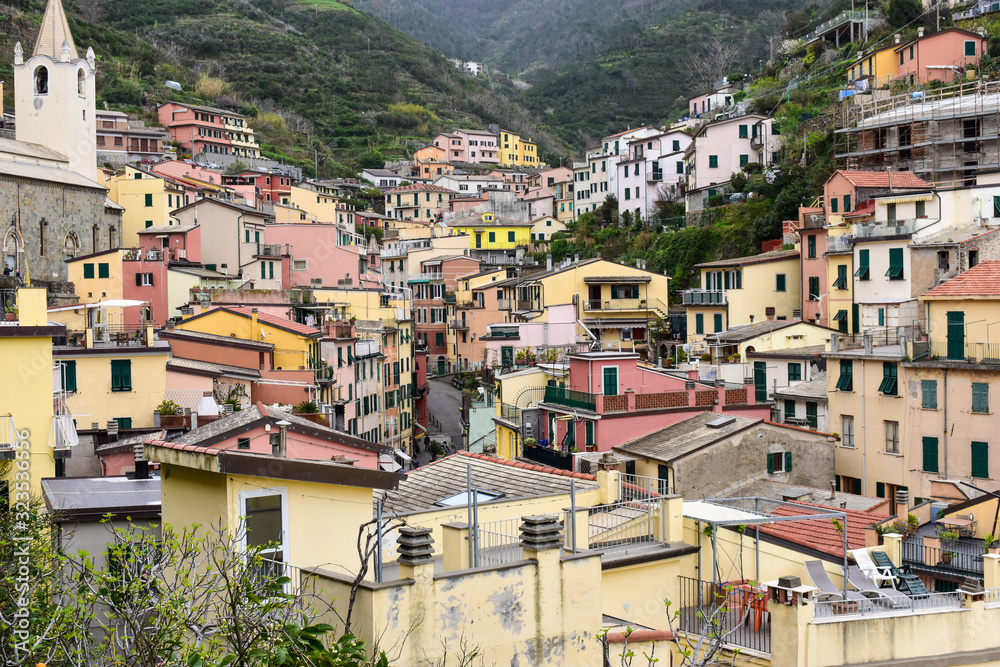 view of old town of cinque terre 