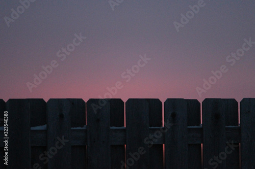 Sunrise over the Fence