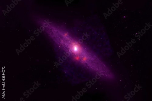 Fototapeta Naklejka Na Ścianę i Meble -  Spiral of the far galaxy. Elements of this image were furnished by NASA.
